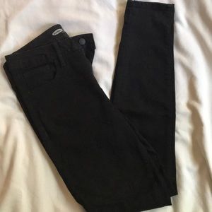 Old Navy Black The Rock Star High Rise Black Jeans